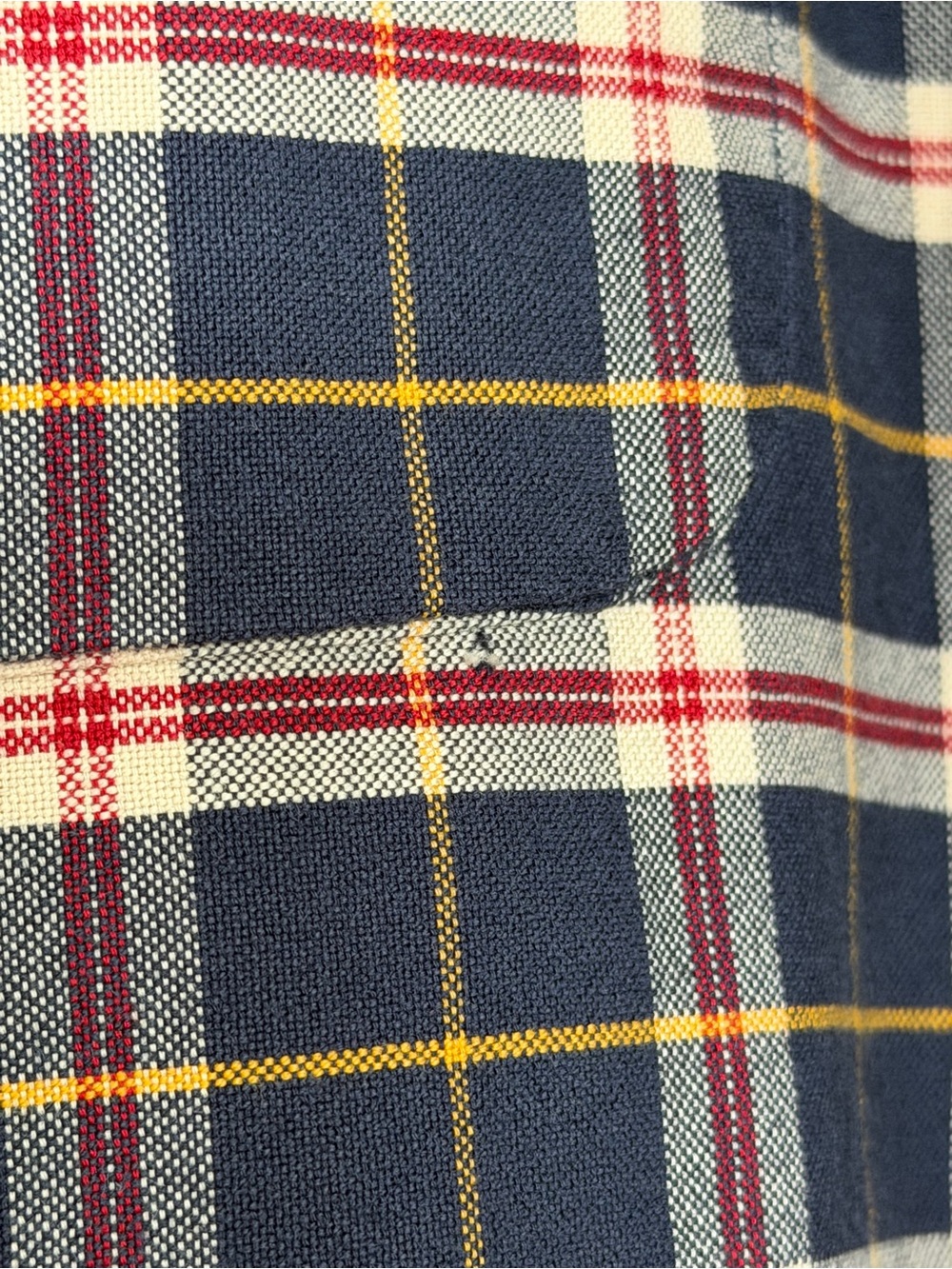 Vintage 1999 Tommy Hilfiger Men's L Plaid Button Down Shirt Flag Logo - Picture 14 of 14